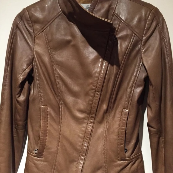 NEW - Danier Mackage Style Leather Motorcycle Jacket - Picture 6 of 12
